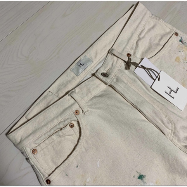 COMOLI - 22SS HERILL Denim Splash 5Pocket Pants 3の通販 by ゑ's shop｜コモリならラクマ