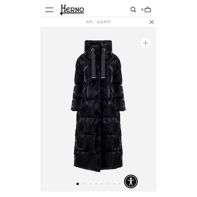 HERNO - 【タグ付き新品未使用】HERNOヘルノ PE'NOMBRE ロング HERNO - 【タグ付き新品未使用】HERNOヘルノ PE'NOMBRE ロング