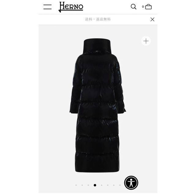 HERNO - 【タグ付き新品未使用】HERNOヘルノ PE'NOMBRE ロング HERNO - 【タグ付き新品未使用】HERNOヘルノ PE'NOMBRE ロング