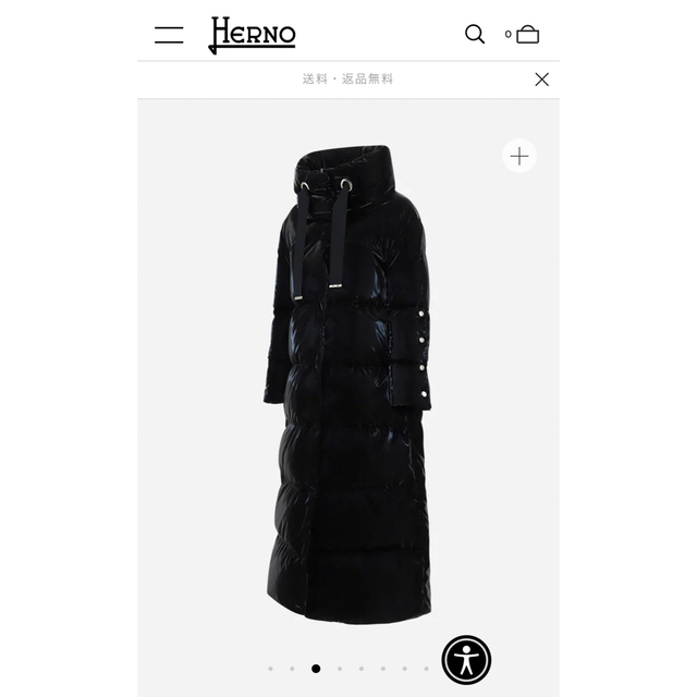 HERNO - 【タグ付き新品未使用】HERNOヘルノ PE'NOMBRE ロング HERNO - 【タグ付き新品未使用】HERNOヘルノ PE'NOMBRE ロング