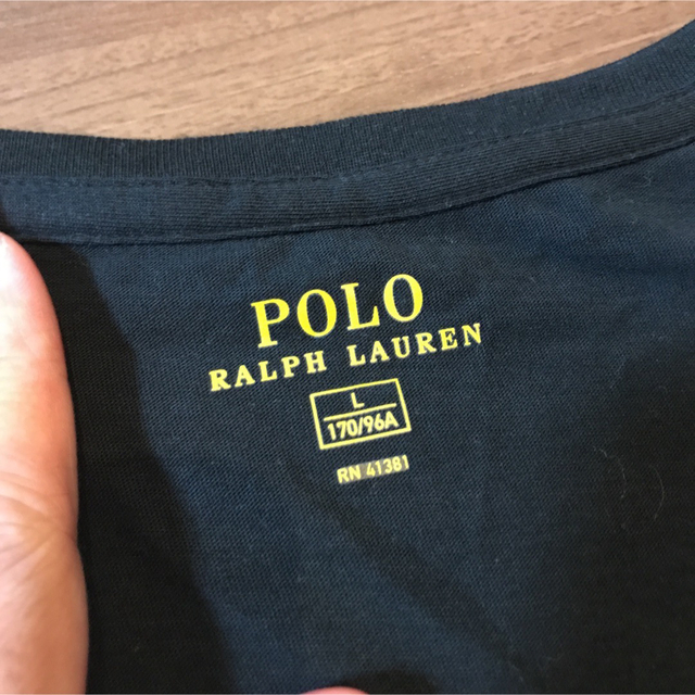 POLO RALPH LAUREN(ポロラルフローレン)のポロラルフローレン　ロンT ブラック　L レディースのトップス(Tシャツ(長袖/七分))の商品写真