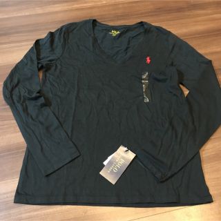 ポロラルフローレン(POLO RALPH LAUREN)のポロラルフローレン　ロンT ブラック　L(Tシャツ(長袖/七分))