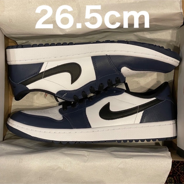 NIKE - 26.5cm エアジョーダン1 ゴルフ 紺 ミッドナイトネイビー Navy