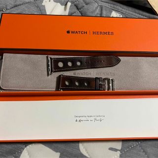 アップルウォッチ(Apple Watch)のApple Watch HERMES 44mm他対応 シンプルトゥールラリー (レザーベルト)