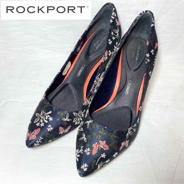 ROCKPORT(ロックポート)のRockport ロックポート　蝶柄　ピンヒールパンプス　24cm レディースの靴/シューズ(ハイヒール/パンプス)の商品写真