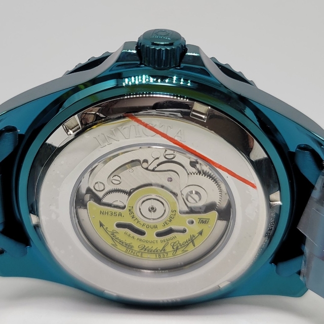 妖艶グリーン(^_^;) Invicta 47mm プロダイバー オートマチック