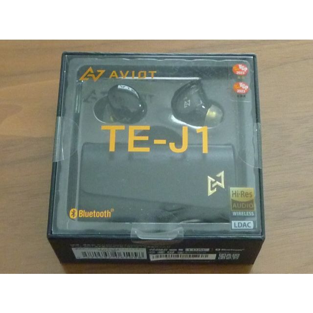【新品未開封】AVIOT TE-J1-BK ブラック ワイヤレス ハイレゾ