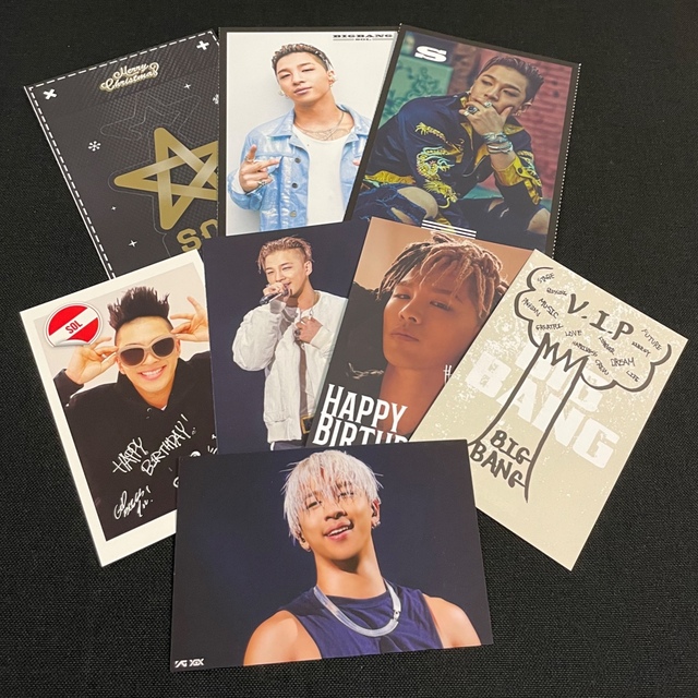 BIGBANG(ビッグバン)のBIGBANG SOL テヤン　FCカード エンタメ/ホビーのタレントグッズ(ミュージシャン)の商品写真