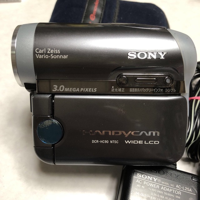 SONY(ソニー)の動作品　SONY  miniDV HANDYCAM  DCR-HC90 スマホ/家電/カメラのカメラ(ビデオカメラ)の商品写真