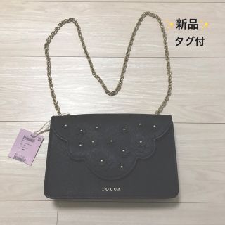 トッカ(TOCCA)の【専用】⭐️新品タグ付⭐️トッカ　ショルダーバッグ　花柄・牛革(ショルダーバッグ)