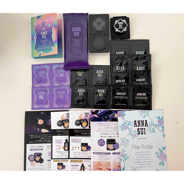 ANNA SUI - アナスイ 試供品 サンプル 12点セット 冊子付 新品未使用の