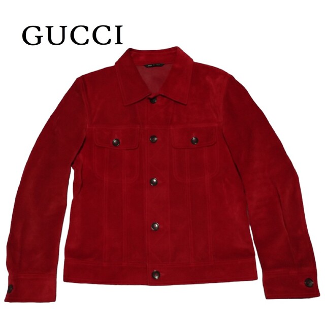 Gucci(グッチ)のGUCCI トムフォード期 スウェード レザー ジャケット グッチ 正規品 メンズのジャケット/アウター(レザージャケット)の商品写真