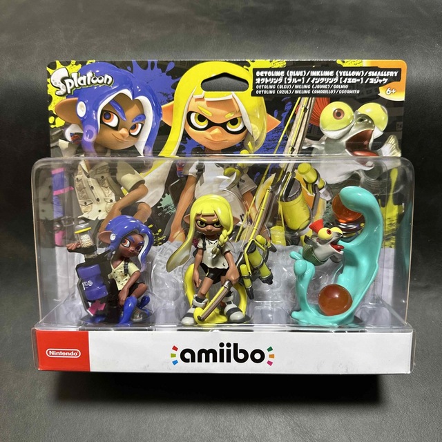 amiibo トリプルセット[インクリング【イエロー】／オクトリング／コジャケ]