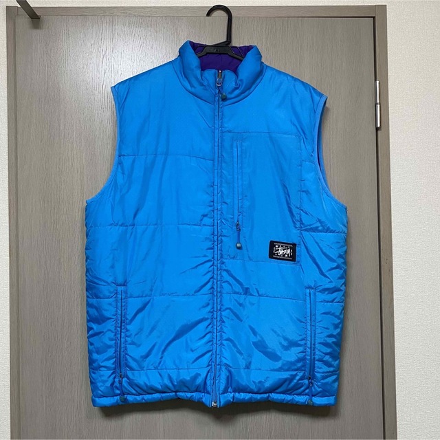 stussy ステューシー ダウンベスト リバーシブル 高配色