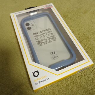 【新品未開封】IFACE REFLECTION iPhone11 ペールブルー(モバイルケース/カバー)