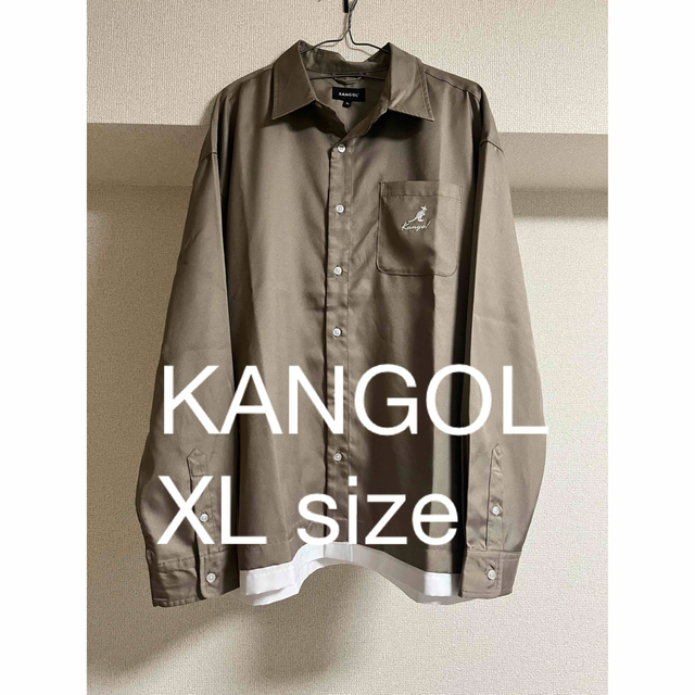 （美品）KANGOL カンゴール　XL size  ベージュ