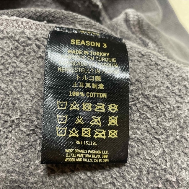 YEEZY（adidas）(イージー)のYEEZY SEASON 3 メンズのトップス(パーカー)の商品写真