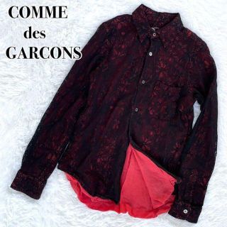 コムデギャルソン(COMME des GARCONS)の希少『COMME des GARCONS』レース シャツ AD2013(シャツ/ブラウス(長袖/七分))