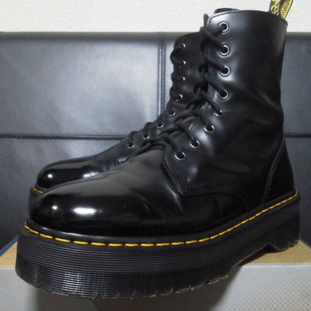 Dr.Martens JADON UK9 黒 厚底 8ホール BEX ジェイドン - ブーツ