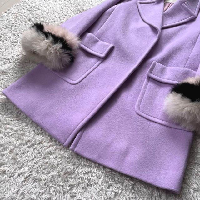 ✨極美品✨ グレースコンチネンタル フォックス ハーフ ピーコート