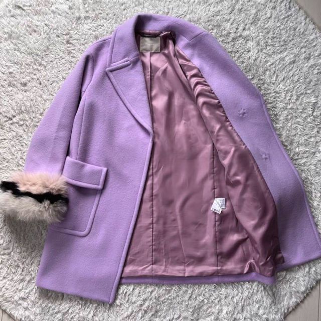 ✨極美品✨ グレースコンチネンタル フォックス ハーフ ピーコート