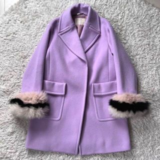 ✨極美品✨ グレースコンチネンタル フォックス ハーフ ピーコート 2way