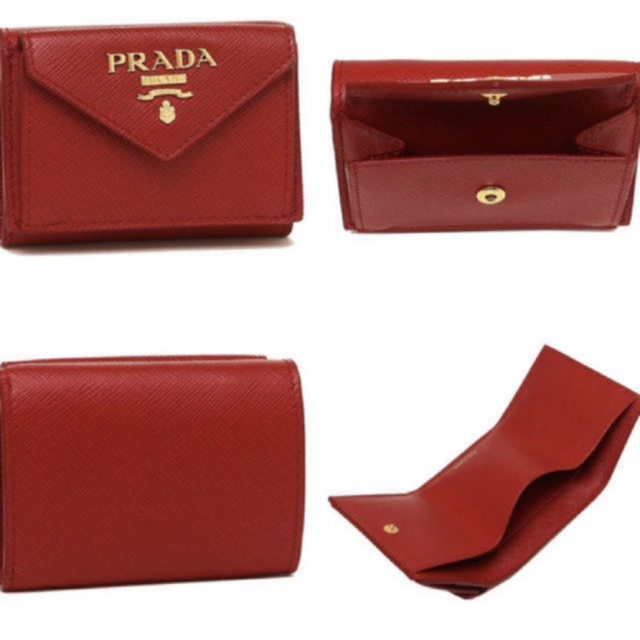 コインケース 小銭入れ ミニ財布 財布 ミニ PRADA サフィアーノ-