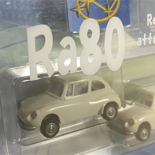 Ra80 1/80 スバル360 & カスタム 2台セット グレー① エンタメ/ホビーのおもちゃ/ぬいぐるみ(ミニカー)の商品写真