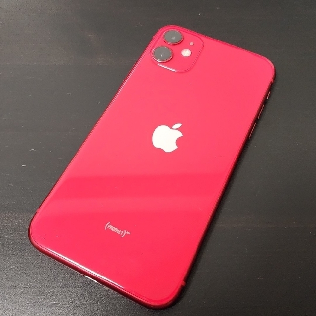 iPhone11 128GB Red SIMロック解除済みスマホ/家電/カメラ
