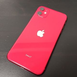 アイフォーン(iPhone)のiPhone11 128GB Red SIMロック解除済み(スマートフォン本体)