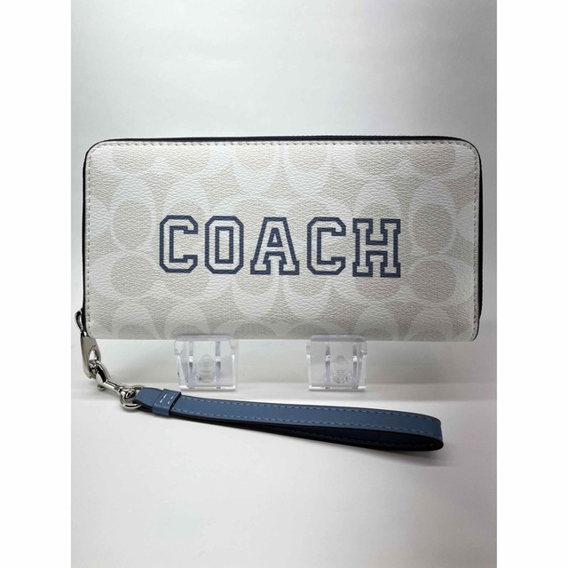 COACH CB856 ヴァーシティ モチーフ シグネチャー ロング ジップ | www