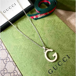 グッチ(Gucci)のGUCCI/グッチ Gカット/Gロゴ ネックレス/ペンダント(ネックレス)