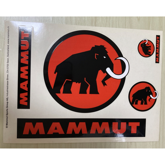 Mammut(マムート)のMAMMUTステッカー メンズのファッション小物(その他)の商品写真