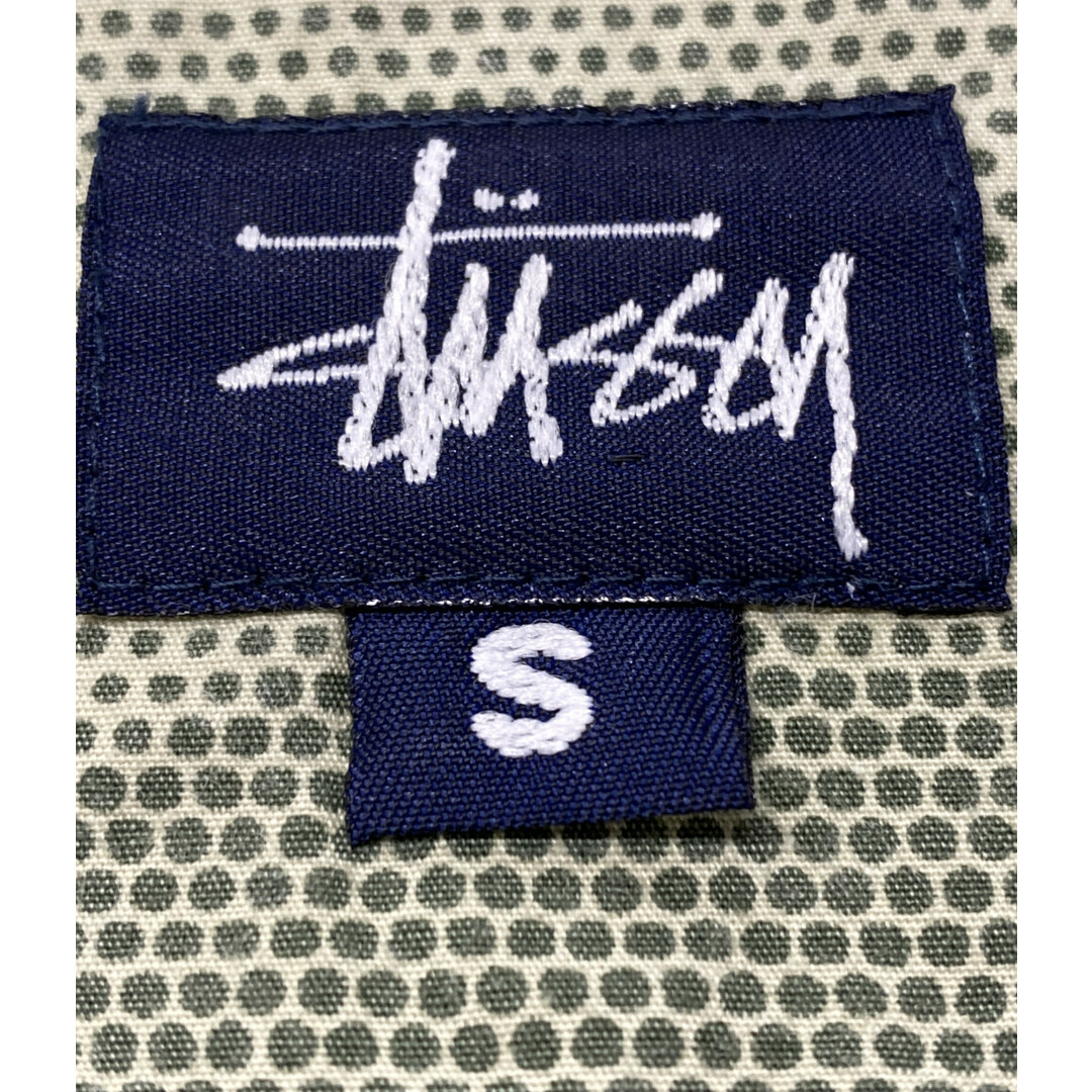 ステューシー STUSSY 長袖シャツ ドットカモ柄 メンズ S