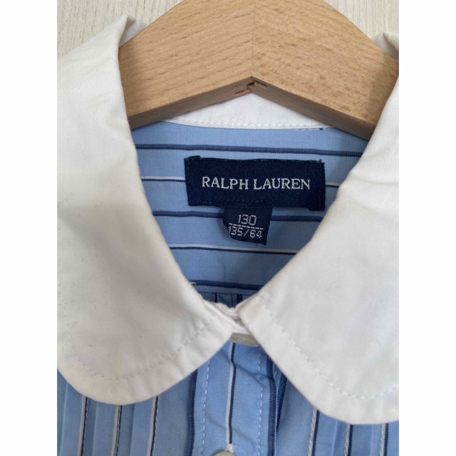 Ralph Lauren(ラルフローレン)のmea様専用　ラルフローレン　130 シャツワンピース キッズ/ベビー/マタニティのキッズ服女の子用(90cm~)(ワンピース)の商品写真