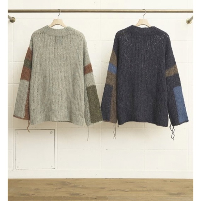 UNUSED(アンユーズド)のUNUSED Hand-Kniting Sweater ハンドニット セーター メンズのトップス(ニット/セーター)の商品写真