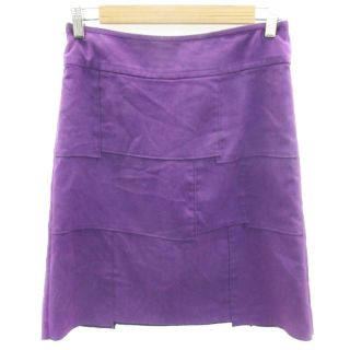 エストネーション ひざ丈スカート(パープル/紫色系)の通販 11点