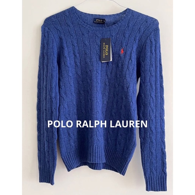 POLO RALPH LAUREN(ポロラルフローレン)のPOLO ラルフローレン　カシミヤ　ウール　セーター　ニット　米国購入　新品 レディースのトップス(ニット/セーター)の商品写真