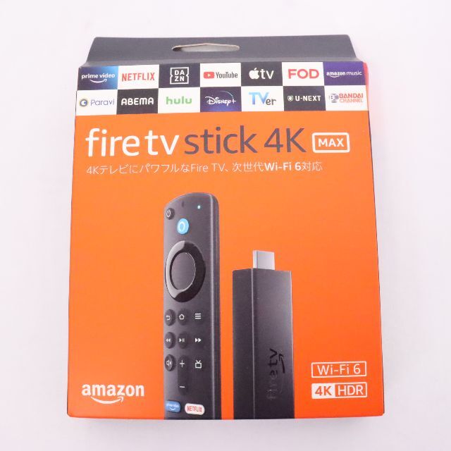 Amazon アマゾン　fire tv stick 4K MAX　リモコン