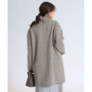 SCOT CLUB - 新品 SCOTCLUB 千鳥柄テーラードオーバージャケット