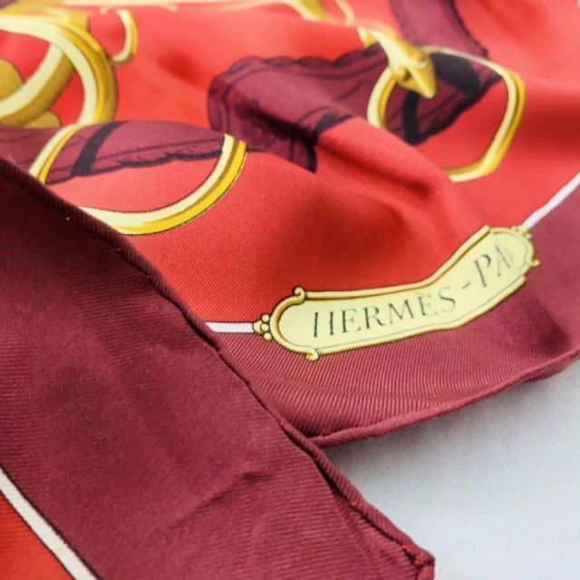 Hermes(エルメス)の美品✨　エルメス　HERMES スカーフ シルク フランス  大判スカーフ レディースのファッション小物(バンダナ/スカーフ)の商品写真