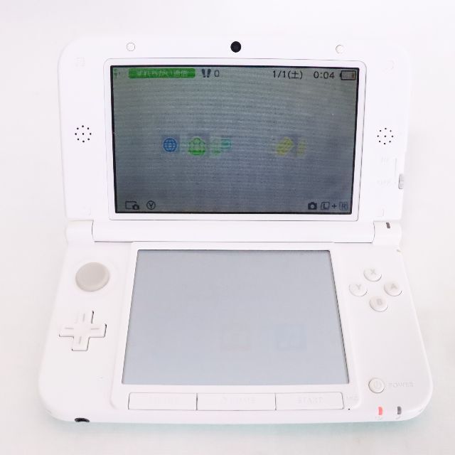 NINTENDO 3DS LL ACアダプター付き　ミントグリーン　USED