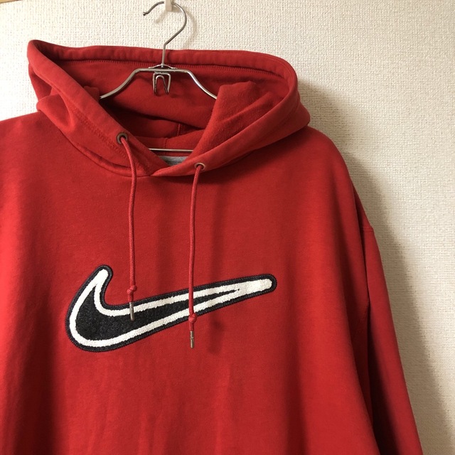 NIKE - 00s NIKE ビッグロゴ 刺繍 プルオーバー パーカー XXLの通販 by ...