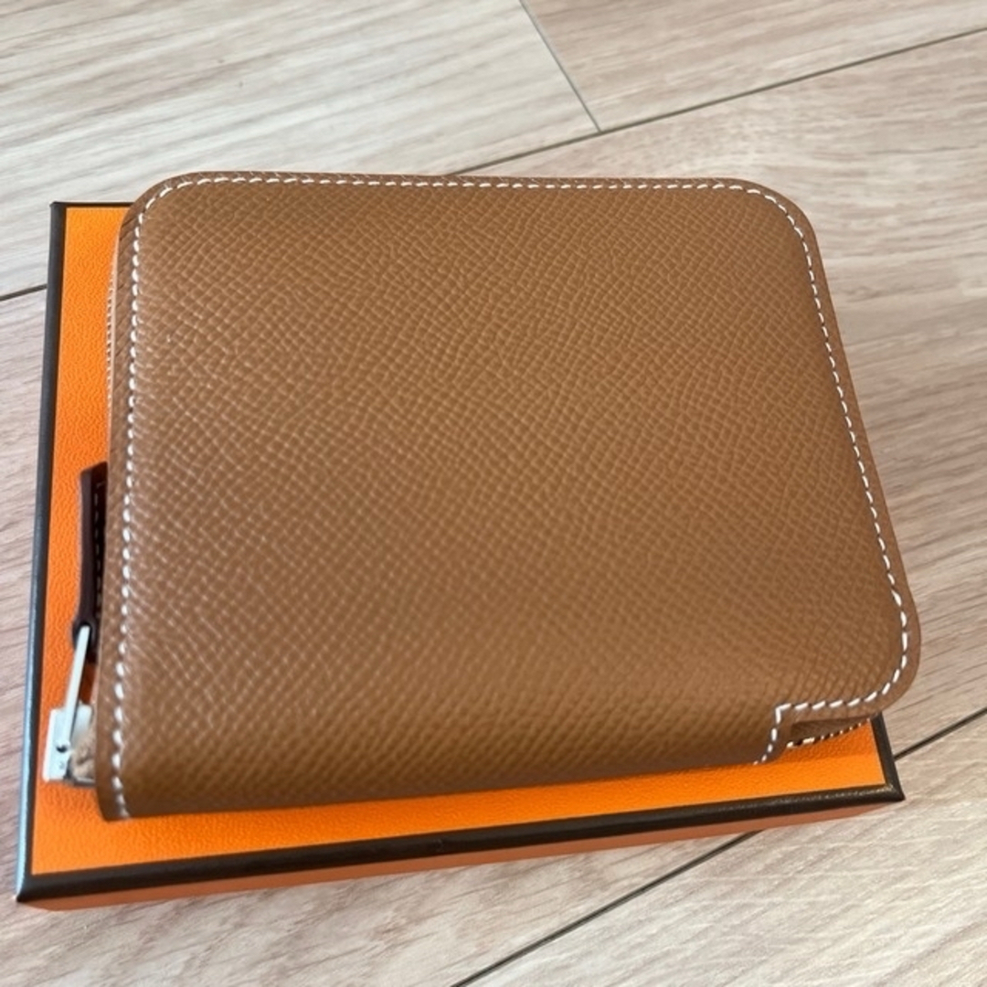 エルメス　HERMES シルクインコンパクト　財布　ゴールド　新品未使用