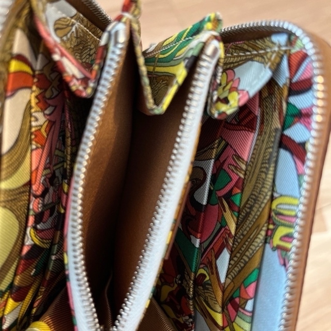 Hermes - エルメス HERMES シルクインコンパクト 財布 ゴールド 新品未