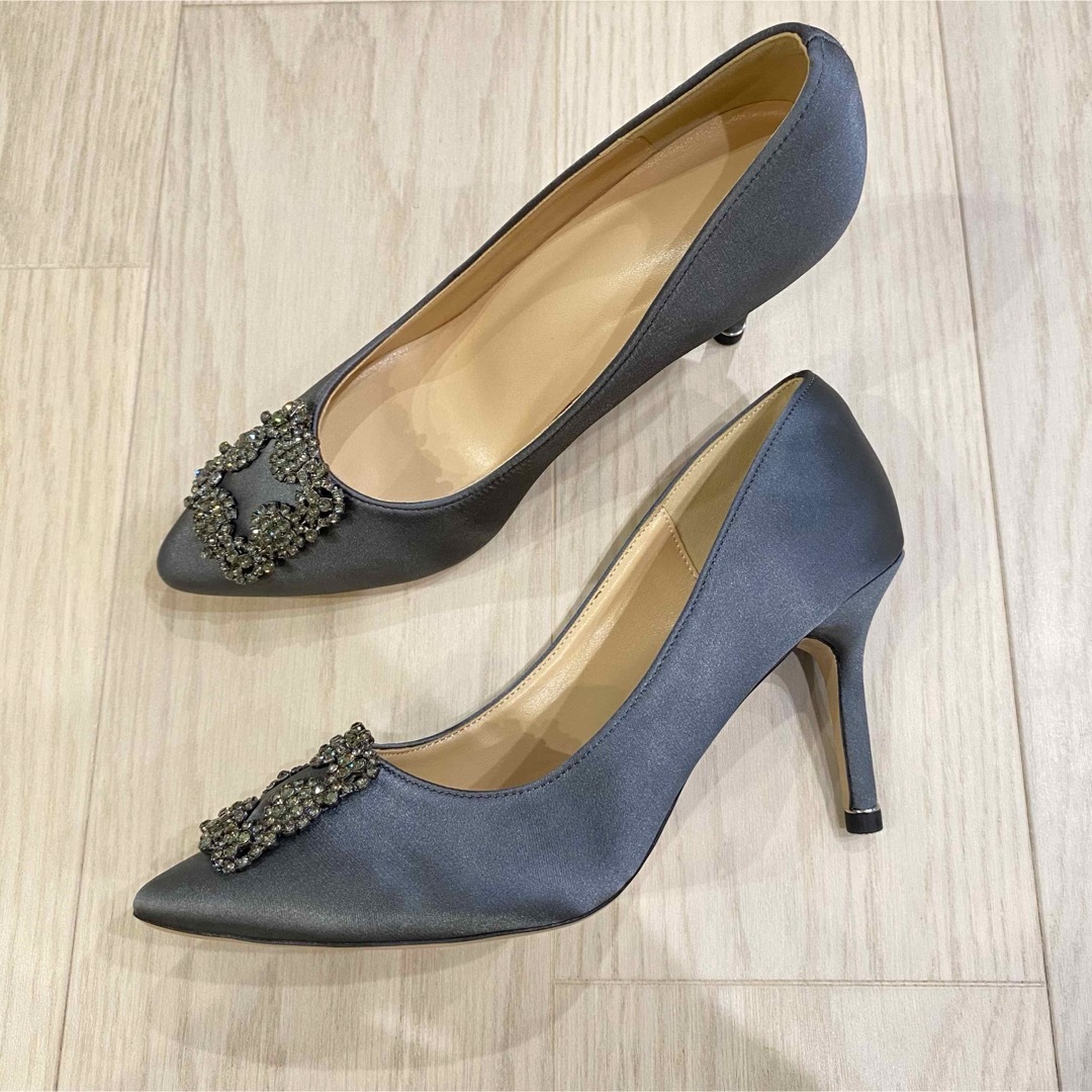 MANOLO BLAHNIK(マノロブラニク)のマノロブラニク風　ハンギシ風　パンプス　 レディースの靴/シューズ(ハイヒール/パンプス)の商品写真