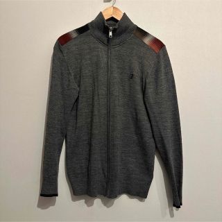 ブラックレーベルクレストブリッジ(BLACK LABEL CRESTBRIDGE)のBLACK LABEL CRESTBRIDGE ジップアップニット グレー(ニット/セーター)