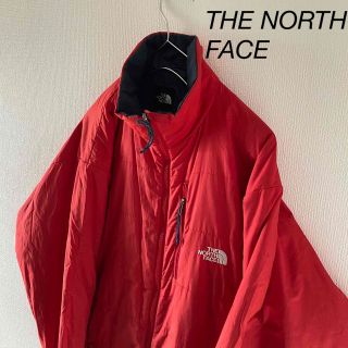 ザノースフェイス(THE NORTH FACE)のNORTHFACEノースフェイスライトダウンジャケットmアウターブルゾン赤レッド(ダウンジャケット)