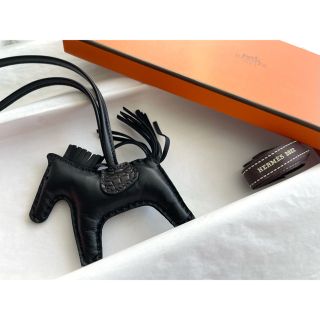 エルメス(Hermes)のみぃ様専用　新品未使用！HERMESロデオタッチソーブラック(チャーム)