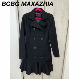 BCBG MAXAZRIA マックスアズリア コート プリーツ - ピーコート